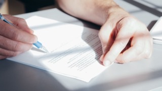 Подписание договора